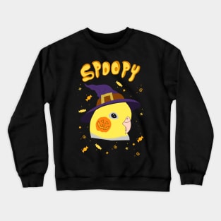 halloween parrot - spoopy cockatiel Crewneck Sweatshirt